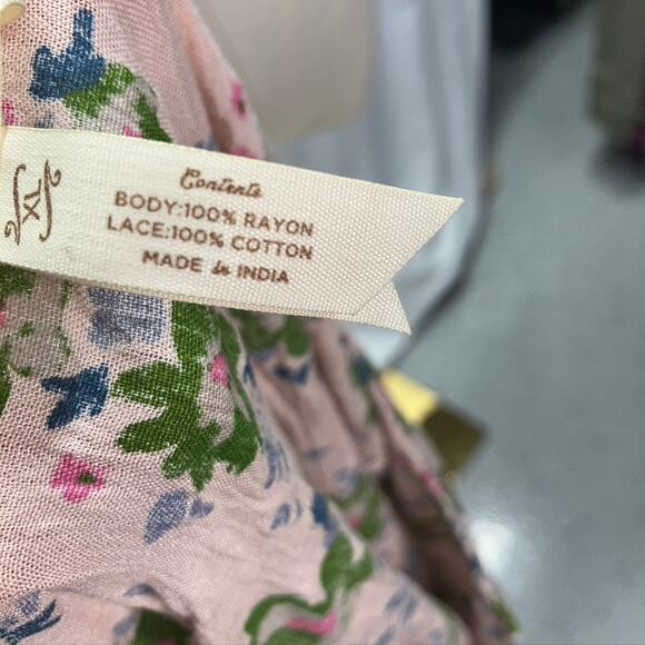 Matilda Jane Like a Lady Floral Tunic Blouse Womens XL Pink Boho Preppy Feminine - Picture 13 of 16